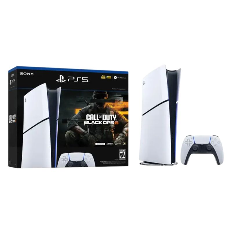 SONY - Consola PS5 Slim Edición Digital + Call of Duty Black Ops 6