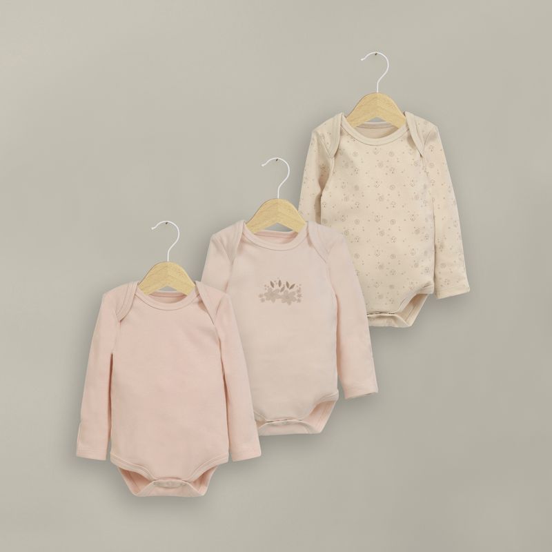 OPALINE - Pack bodies Beige de Bebé 40619