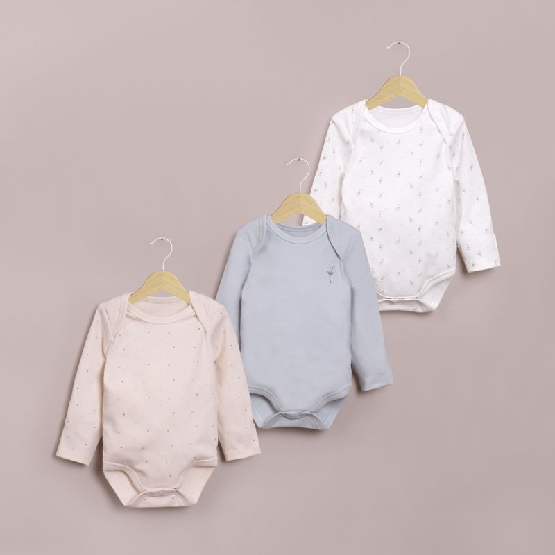 OPALINE - Pack bodies Azul de Bebé 40620