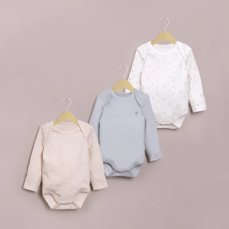 OPALINE - Pack bodies Azul de Bebé 40620