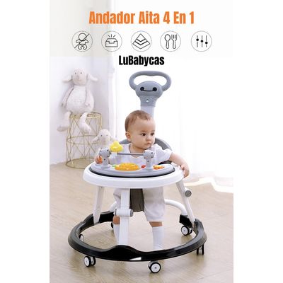 Imagen 2 del producto Andador Caminador 4 En 1 Aita Con Manilla Rosado