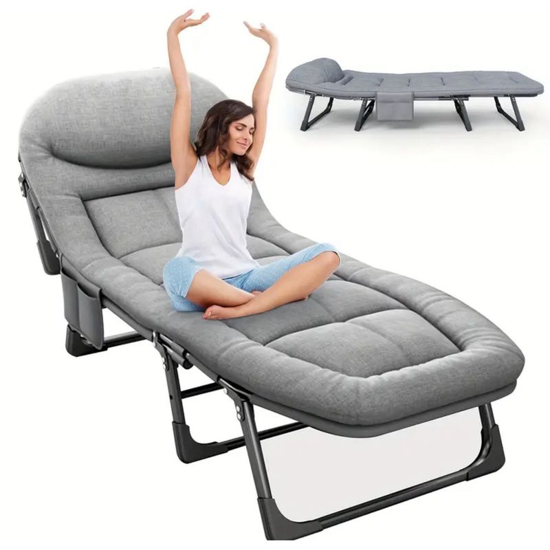 SHOP EHOME BAG - Cama Portátil Funcional – 6 Ajustes de Altura, Plegable y Reforzada