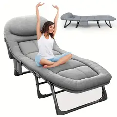 SHOP EHOME BAG - Cama Portátil Funcional – 6 Ajustes de Altura, Plegable y Reforzada