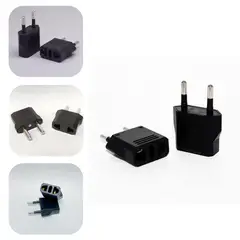 GENERICO - Pack 5 Adaptador Enchufe Americano A Europeo Chileno Xl Pro
