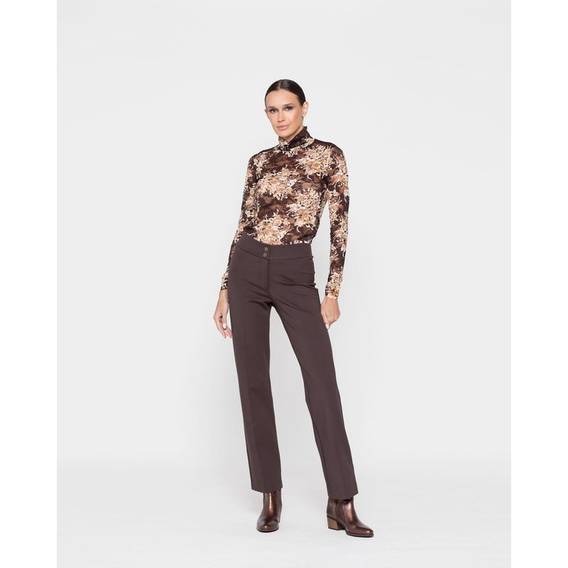 LUDOVICA - Polera Mujer Orquidea Dorado Ludovica