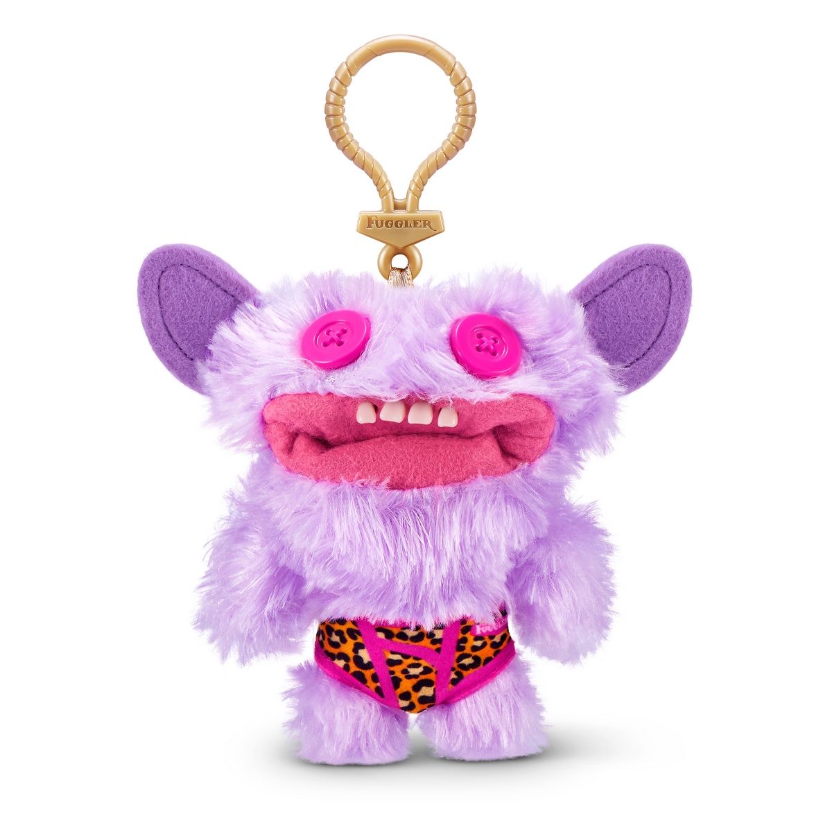 ANSALDO - Peluche llavero FUGGLERS 13 cm criatura traviesa lila
