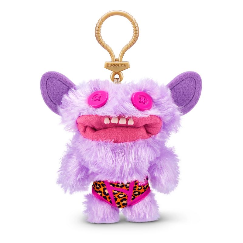 ANSALDO - PELUCHE LLAVERO FUGGLERS DE 13 CMS DE ZURU - LILA