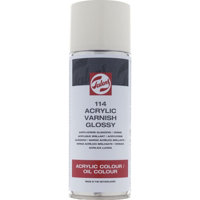Royal Talens - Barniz Brillante para Acrílico y Óleo Spray Talens 400ml