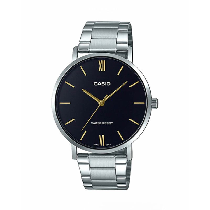 CASIO - reloj casio mtpvt01d-1b hombre  analogo metal