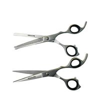 Set Tijeras de barbero acero japonés BaBylissPRO 6 Filo Navaja
