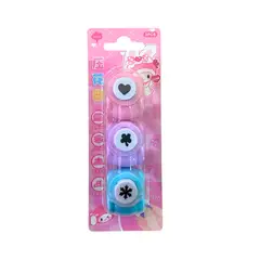 MOTARRO - Mini Perforadoras Con Formas Y Diseño Kawaii Pack De 3