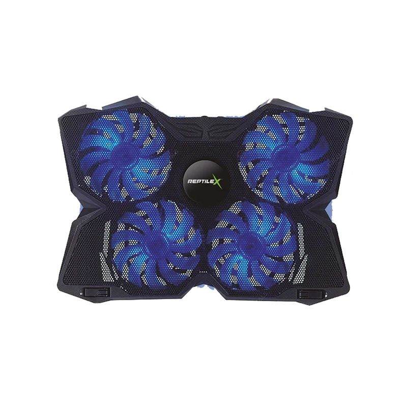 REPTILEX - Ventilador Notebook Gamer Reptilex De 4 Aspas Pro Rx0026 Con Luz