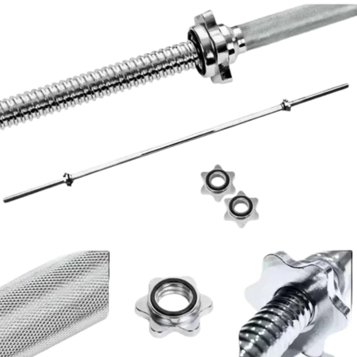 FOUR - Barra Recta Preolímpica 1.5m Cromada