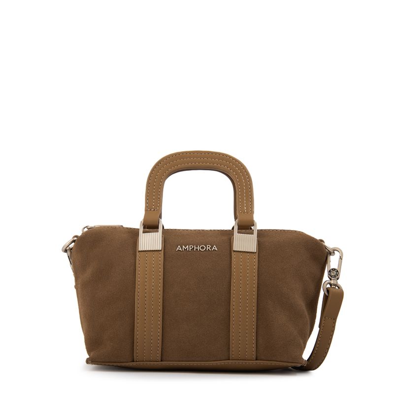 AMPHORA - Cartera Bandolera pequeña tracy taupe