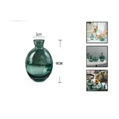 GENERICO - Macetero De Vidrio 9Cm Para Flores