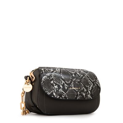 Imagen 2 del producto Cartera bandolera con tapa greta pequeña gris oscuro