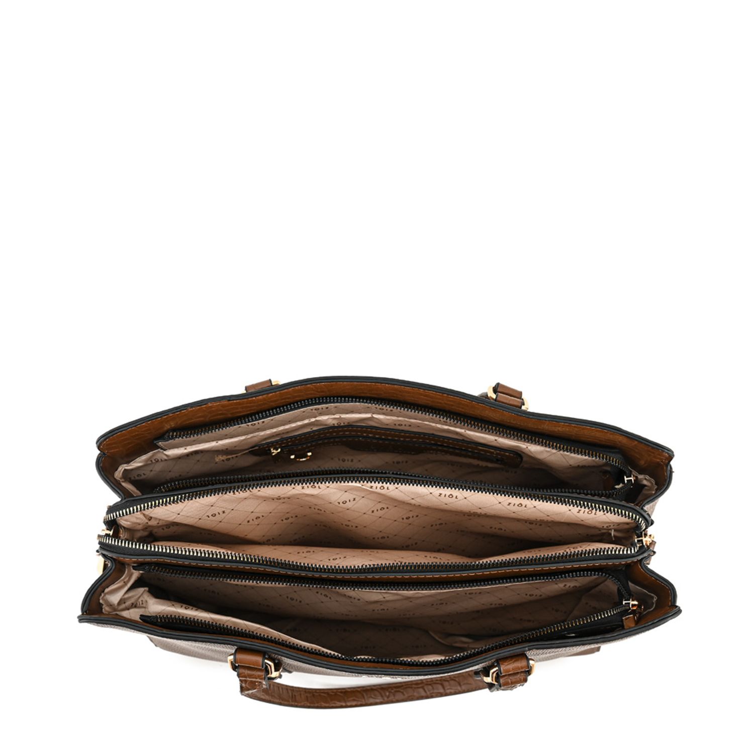 ZIOL Cartera tote porta notebook dominica grande café | Falabella