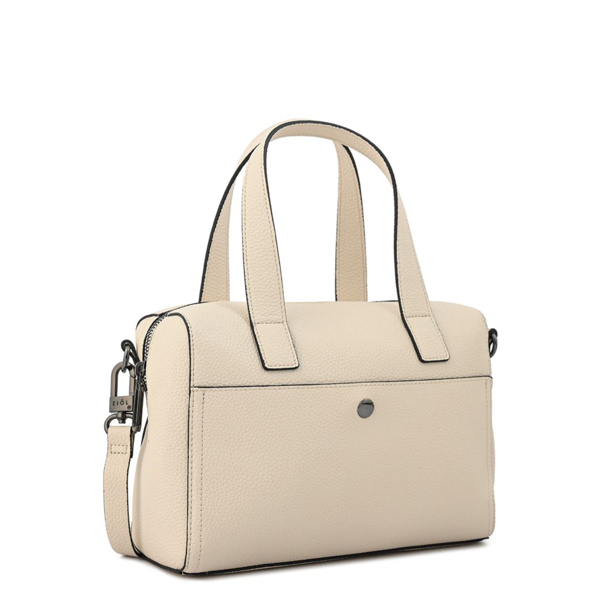ZIOL - Cartera tote baul sally mediana blanco crudo