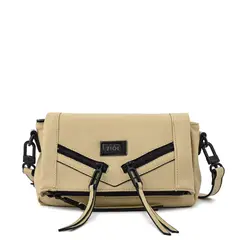 ZIOL - Cartera bandolera con tapa ema pequeña blanco crudo