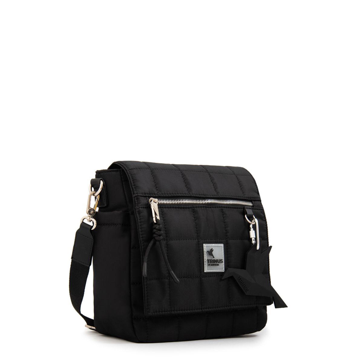 TRINUS - Cartera bandolera bandolera belina mediana negro