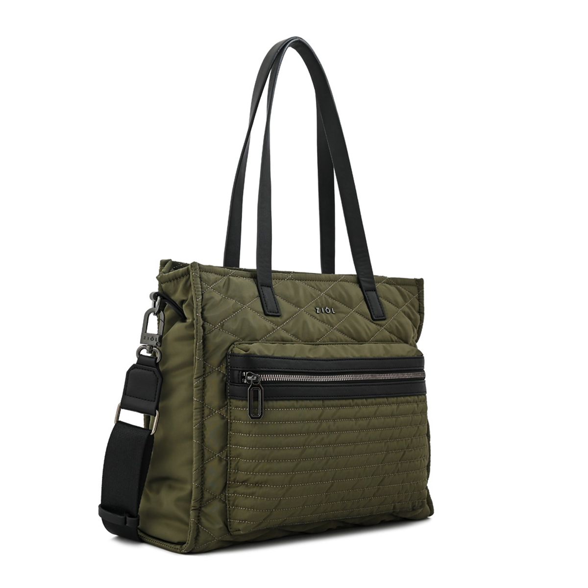 ZIOL - Cartera tote porta notebook cersei grande verde oliva