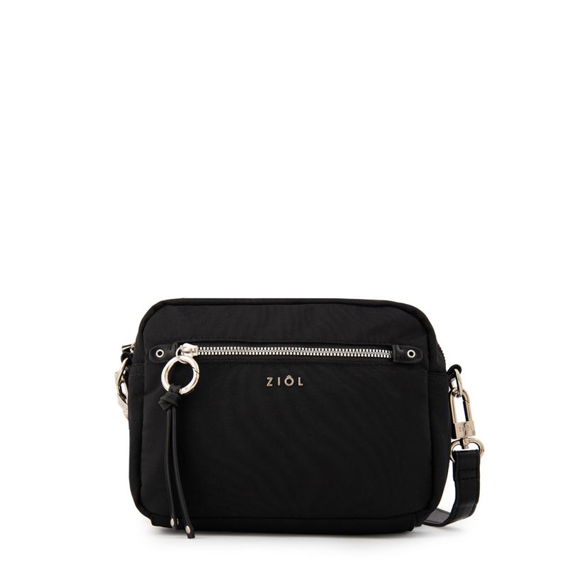 ZIOL - Cartera bandolera mediana sofi negro