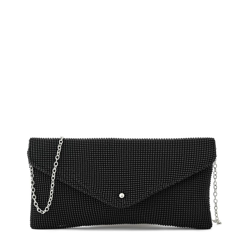 AMPHORA - Cartera fiesta con tapa smith negro