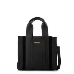 AMPHORA - Cartera Bandolera pequeña calita negro