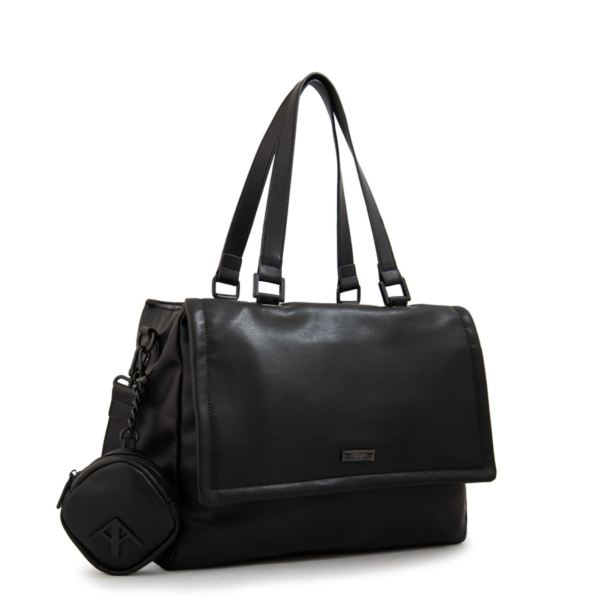 AMPHORA - Cartera tote porta notebook grande bogart negro especial