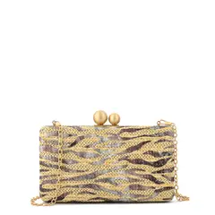 AMPHORA - Cartera fiesta milani beige
