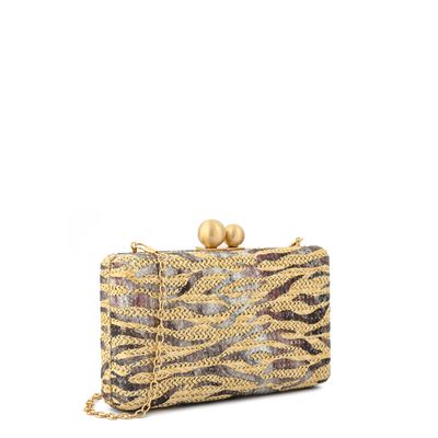 Imagen 2 del producto Cartera fiesta milani pequeña beige