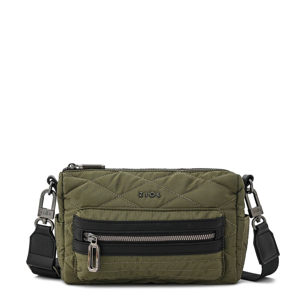 ZIOL - Cartera bandolera cersei mediana verde oliva