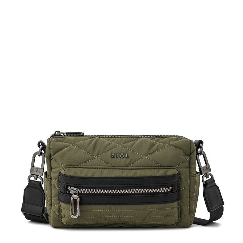 ZIOL - Cartera bandolera mediana cersei verde oliva
