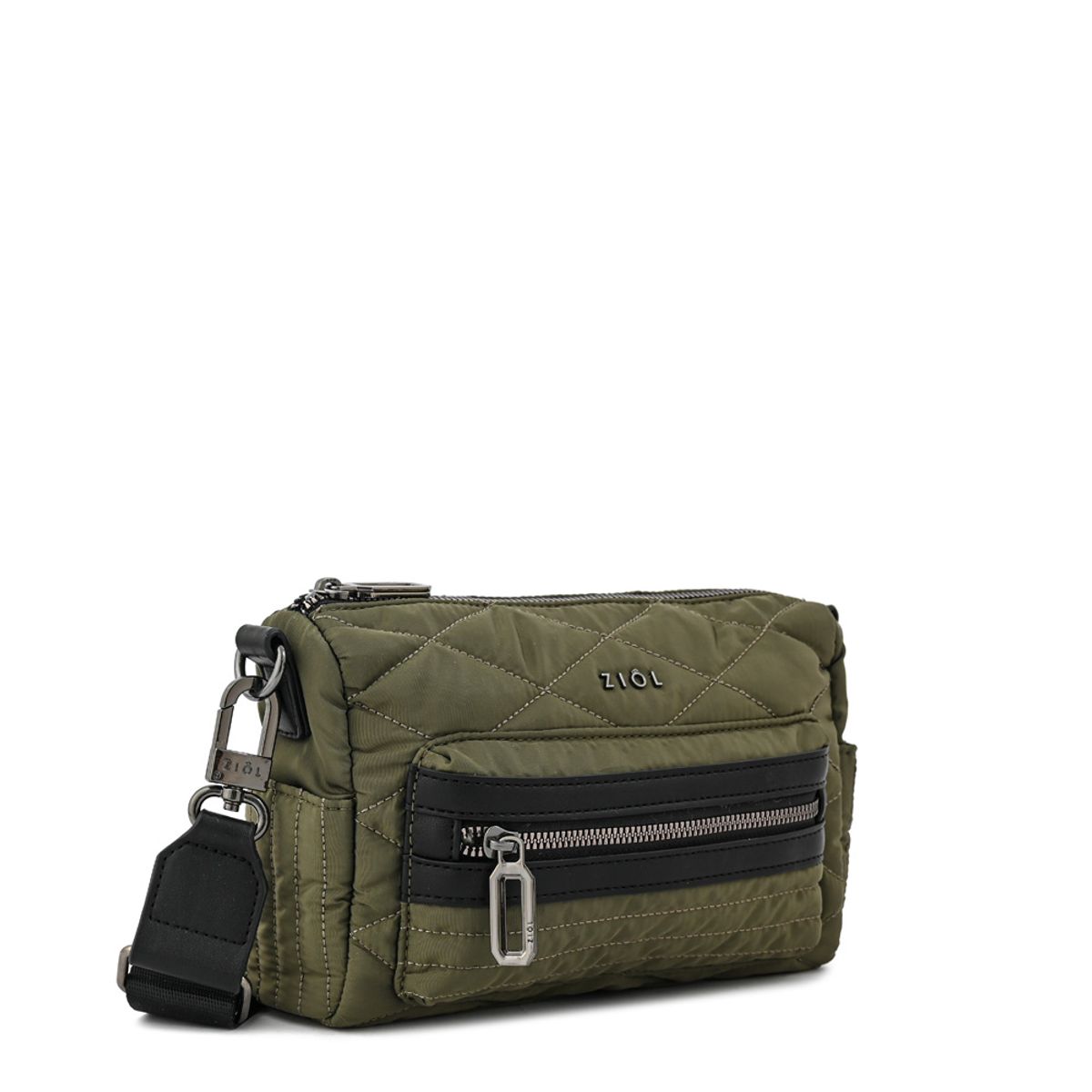 ZIOL - Cartera bandolera cersei mediana verde oliva