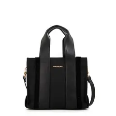 AMPHORA - Cartera Bandolera pequeña calita negro especial