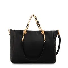 AMPHORA - Cartera Dos Asas grande demi negro