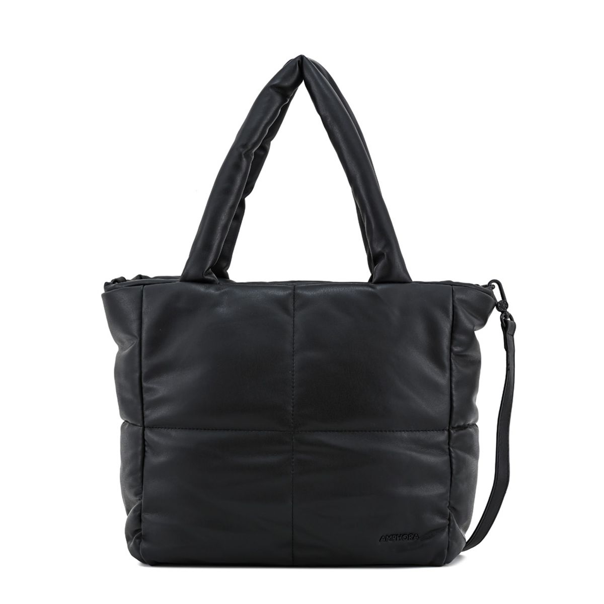 AMPHORA - Cartera tote guyana mediana negro