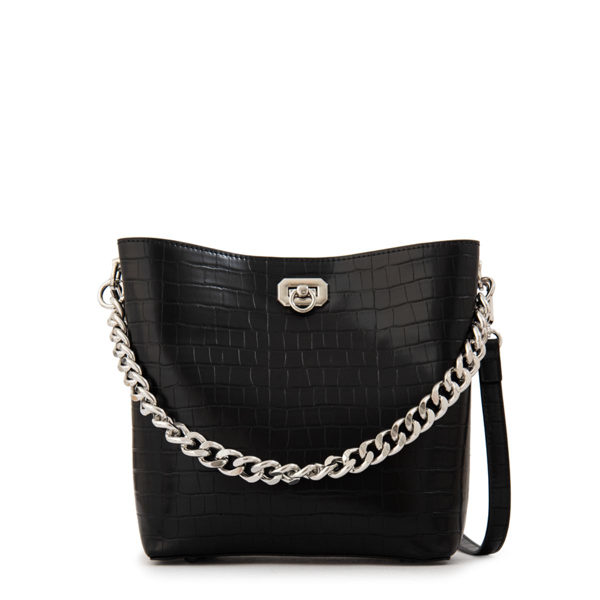 AMPHORA - Cartera bandolera sofia mediana negro especial