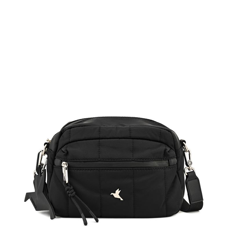 TRINUS - Cartera Bandolera pequeña lizel negro