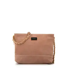 AMPHORA - Cartera bandolera judy mediana rosa viejo