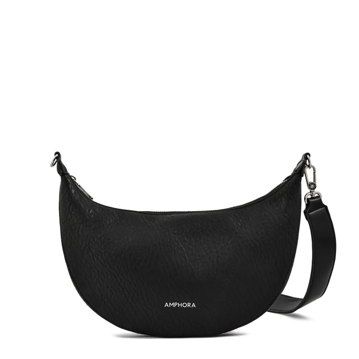 AMPHORA - Cartera bandolera ostara mediana negro especial