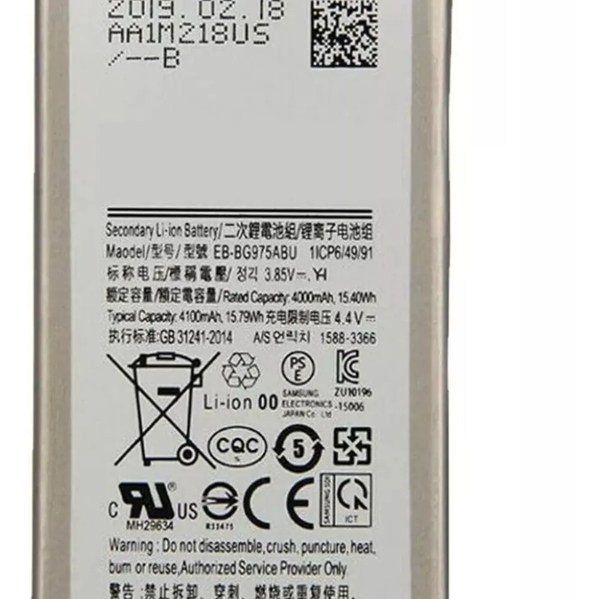 GENERICO - Batería Compatible Con Samsung Galaxy S10 Plus