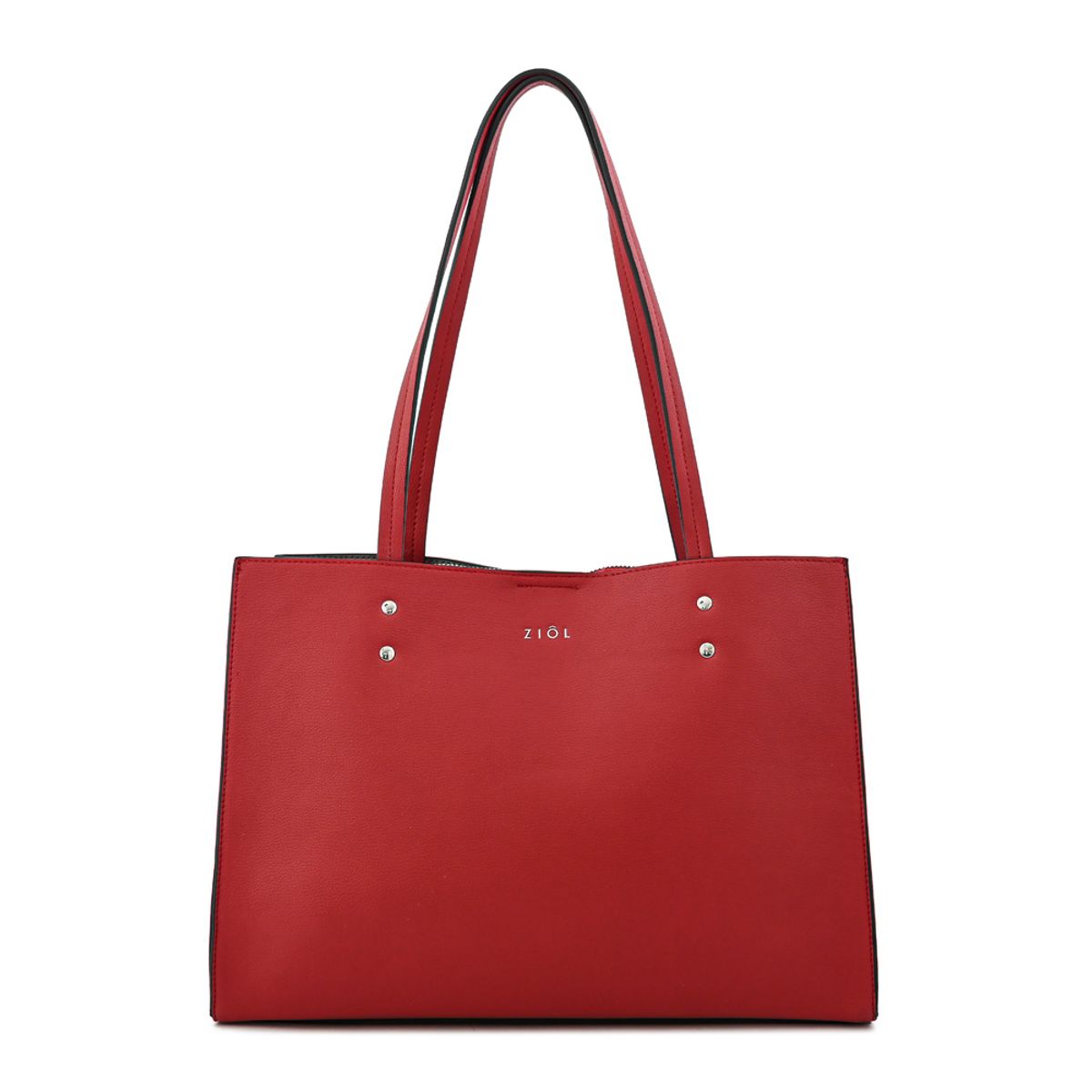 ZIOL - Cartera tote tres divisiones harley mediana rojo