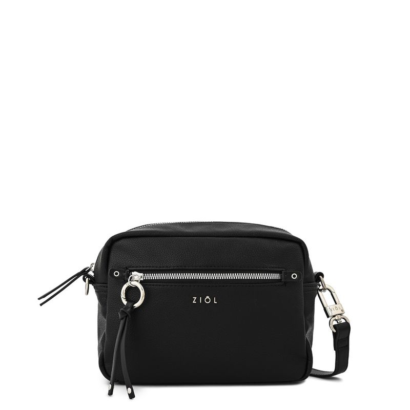 ZIOL - Cartera bandolera mediana sofi negro especial