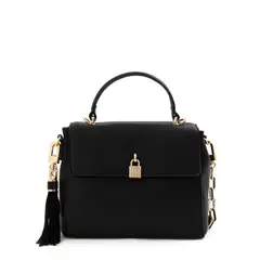 ZIOL - Cartera bandolera con tapa pequeña elaia negro especial