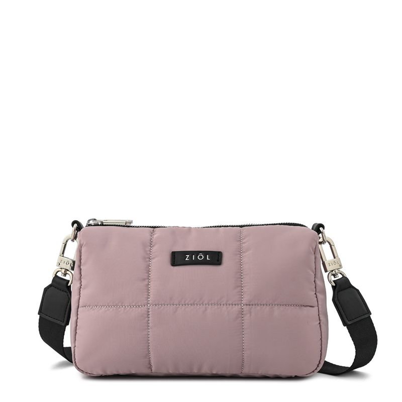 ZIOL - Cartera bandolera mediana nacha rosa viejo