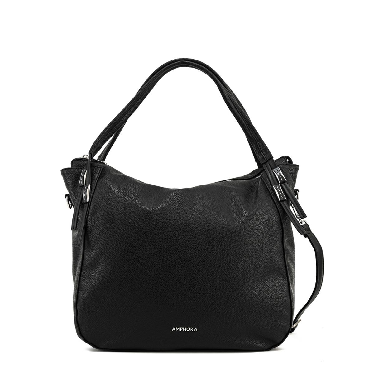 AMPHORA - Cartera tote nassau grande negro