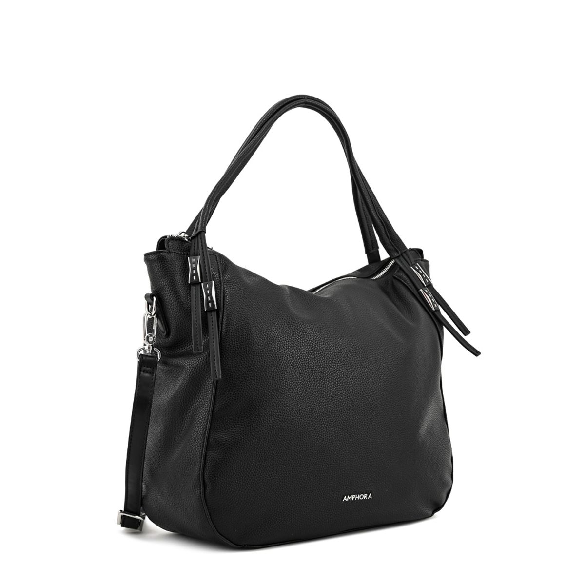 AMPHORA - Cartera tote nassau grande negro