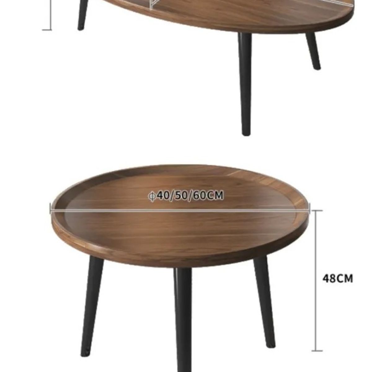 MUNDO MAGIA - Juego Mesa De Centro Madera Natural