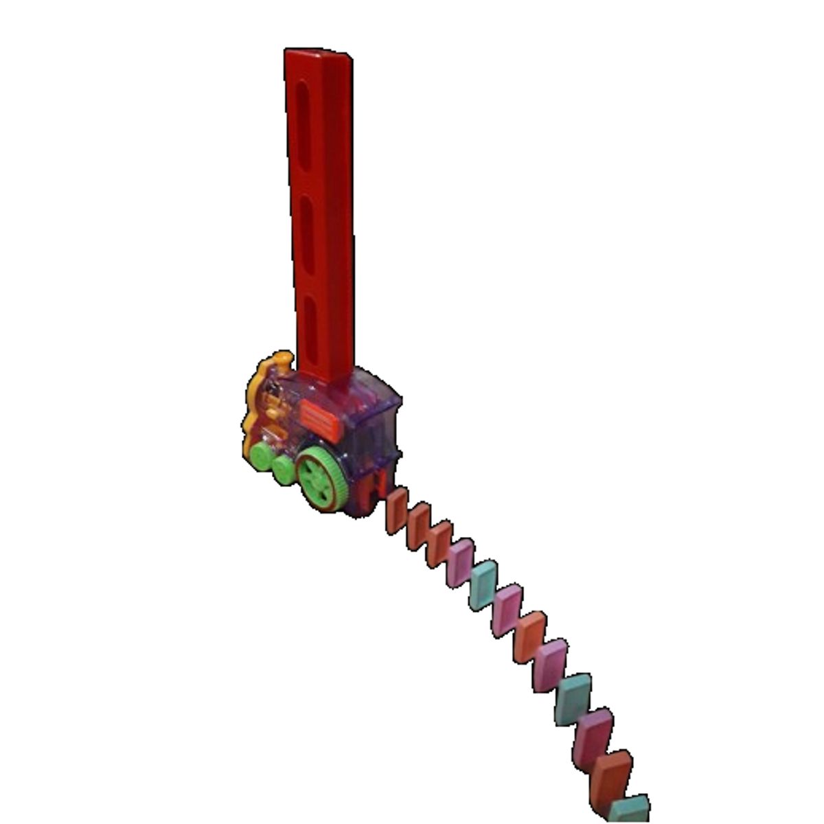 GENERICO - Juguete tren de dominocon luz y sonido 60 piezas para niños